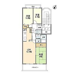 ドルフ藤が丘 3LDKの間取図画像