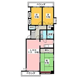 エミネンスみたけ台 3LDKの間取図画像