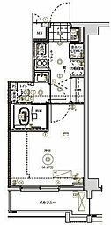 RELIAYOKOHAMANORTHSIDE 1Kの間取図画像