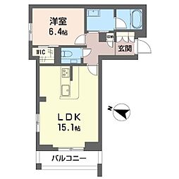 間取図画像 1LDK