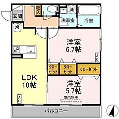 物件の間取り
