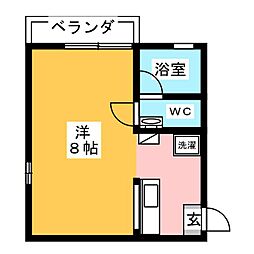 sierrafresca ワンルームの間取図画像