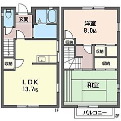 物件の間取り