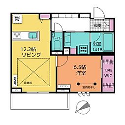 間取図画像 1LDK