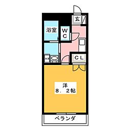 間取図画像 1K