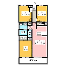 間取図画像 3LDK