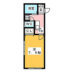 間取図画像 1K