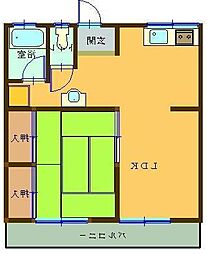 メゾン・アイミ 1LDKの間取図画像
