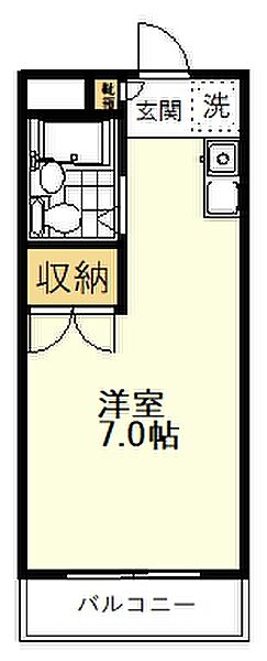 東京都国立市西3丁目(賃貸アパート1R・1階・17.00㎡)の写真 その2