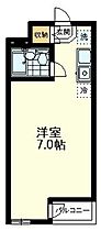 アメニティコウヤマ第8ガーデン 215 ｜ 東京都府中市武蔵台3丁目（賃貸マンション1R・2階・21.91㎡） その2