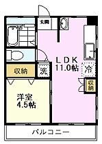 東京都国分寺市東恋ヶ窪5丁目（賃貸アパート1LDK・2階・34.02㎡） その2