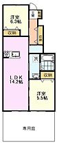 東京都国分寺市高木町3丁目7-15（賃貸アパート2LDK・1階・55.21㎡） その2