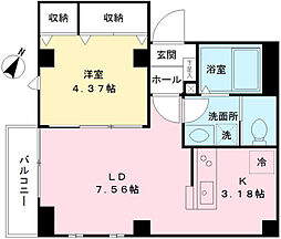 OWL 1LDKの間取図画像