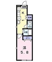 セイバリー　スマイルII 101 ｜ 東京都国分寺市光町２丁目1-15（賃貸アパート1K・1階・22.08㎡） その2