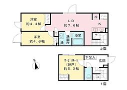 間取図画像 2SLDK