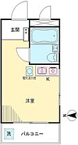 クレール60 205 ｜ 東京都日野市高幡11-4（賃貸マンション1R・1階・13.50㎡） その2