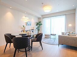 パークシティ中央湊ザ・タワー 3104 3LDKのリビング/ダイニング