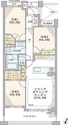 間取り ライオンズステージ下高井戸 3階/324