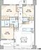 間取り：専有面積約65.80m2・3LDKの間取りの開放感あふれるお部屋です。7.5ｍのワイドスパン設計です。室内新規リノベーション済みのため快適にお過ごしいただけます。