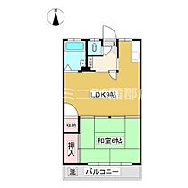 大松マンション 305 ｜ 愛知県蒲郡市大塚町小深田（賃貸マンション1LDK・3階・33.12㎡） その2