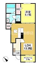 エル豊岡　II 103 ｜ 愛知県蒲郡市豊岡町池田（賃貸アパート1LDK・1階・50.05㎡） その2