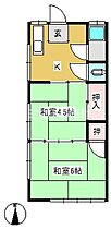 みずほ荘 2 ｜ 愛知県蒲郡市豊岡町石田（賃貸アパート2K・2階・29.75㎡） その2