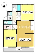 パークハイツ 203 ｜ 愛知県蒲郡市蒲郡町貴船（賃貸マンション2LDK・2階・49.81㎡） その2