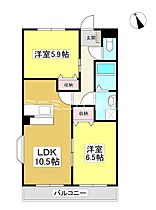 エルハイムII 202 ｜ 愛知県岡崎市福岡町字荒追（賃貸アパート2LDK・2階・49.50㎡） その2