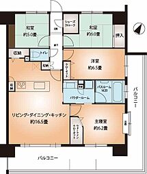 プレミア直江津駅前レジデンス 4LDKの間取図画像