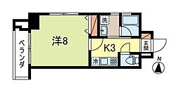 ハーモニー新高円寺 1Kの間取図画像