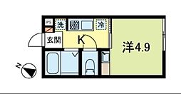PATIO東高円寺 1Kの間取図画像