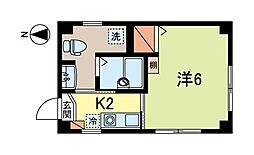ハイムFT3 1Kの間取図画像