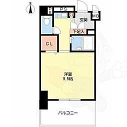 ジョイフル名古屋駅前 1Kの間取図画像