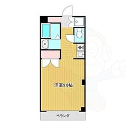 メゾンドプルミエール 1Kの間取図画像