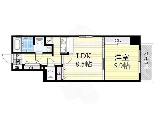 愛知県名古屋市東区泉１丁目(賃貸マンション1LDK・15階・41.68㎡)の写真 その2