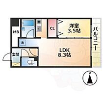 X－over21覚王山  ｜ 愛知県名古屋市千種区田代本通２丁目1番（賃貸マンション1LDK・4階・34.20㎡） その2