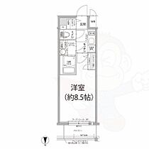 愛知県名古屋市中村区亀島２丁目（賃貸マンション1K・9階・25.80㎡） その2