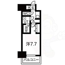 愛知県名古屋市中村区太閤２丁目（賃貸マンション1K・7階・25.20㎡） その2