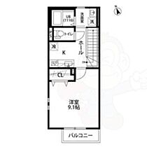 アムール　SV  ｜ 愛知県名古屋市中川区万場２丁目（賃貸アパート1K・2階・38.59㎡） その2