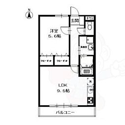 アンプルール リーブル 桜田 2階