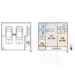 GCOLOR木田 A棟 2階/-