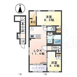仮)中川区新家1丁目新築アパート 2階/-