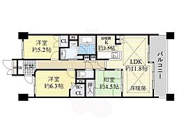 レジディア泉 3階/-