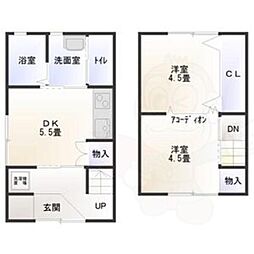 丸米アパート 東棟 1階/-