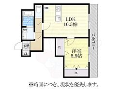 水切浅田ビル 1LDKの間取図画像