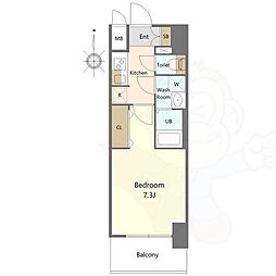 S-RESIDENCE亀島駅前ascent 6階/-