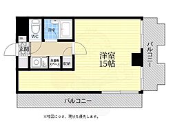 SLR吹上 1Kの間取図画像