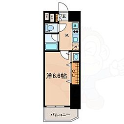 ベレーサ名駅ウエスト 1Kの間取図画像