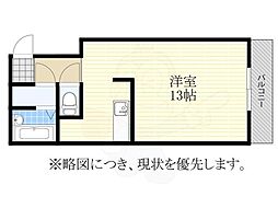 ダイアパレス大曽根 ワンルームの間取図画像