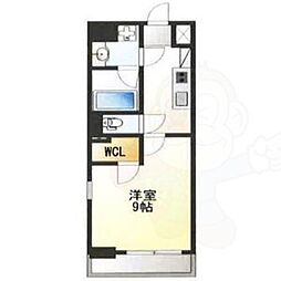 ルミナスパレス一宮駅西 1Kの間取図画像